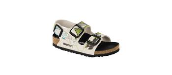 Dětské Milano Birkenstock Birko-flor Narrow Zelene | CZ 137YXF